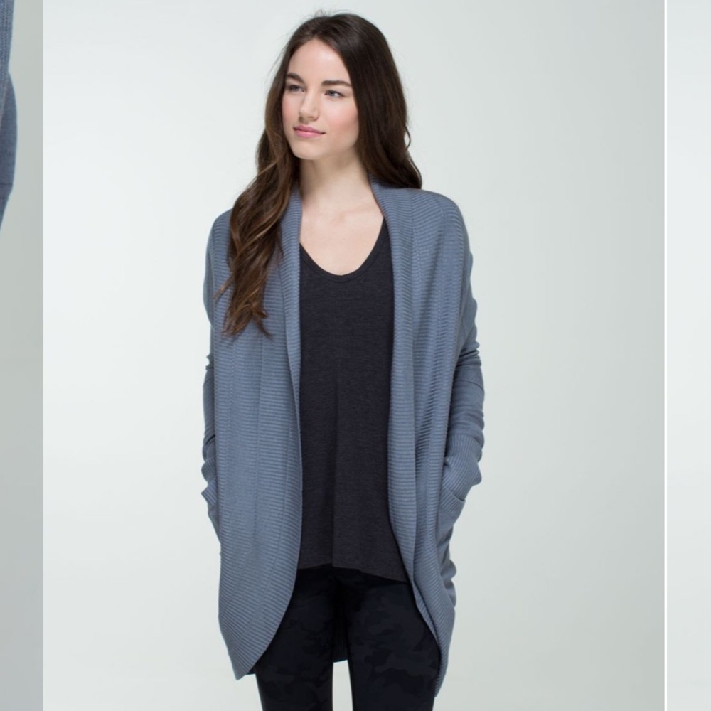 Lululemon Transformation Wrap Heathered Blurred Grey / Coal - 6
